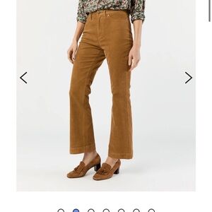 ANN MASHBURN Brown Corduroy Pants